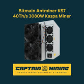 Bitmain Antminer KS7 40Th/s 3080W Kaspa Miner